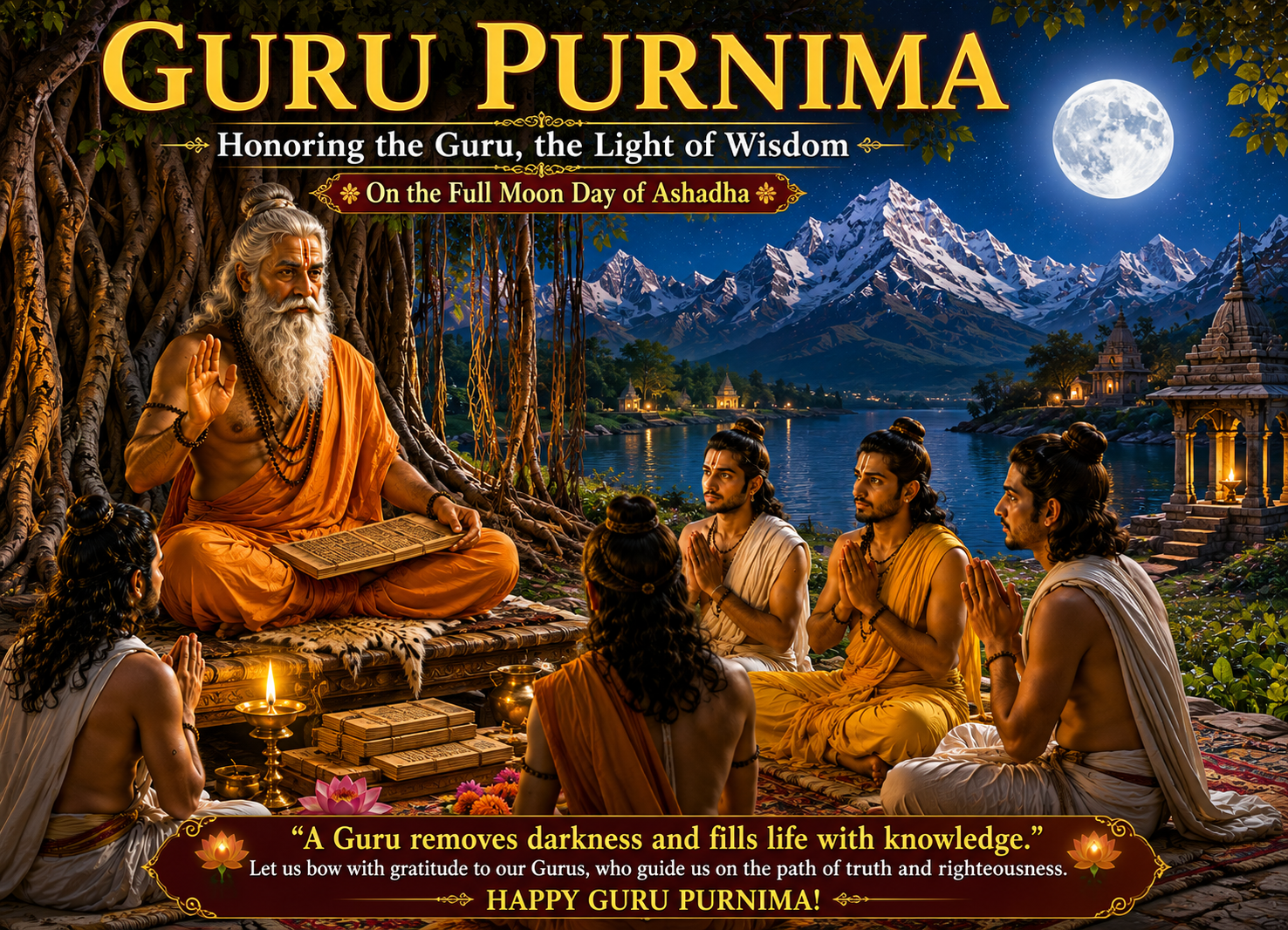 Guru Purnima: History, Significance, Rituals, and Celebration in Hinduism