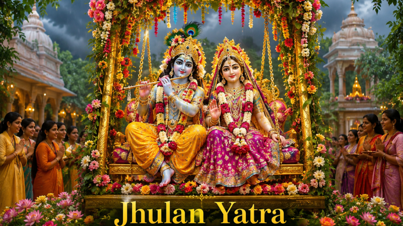 Jhulan Yatra: The Sacred Festival of Radha-Krishna