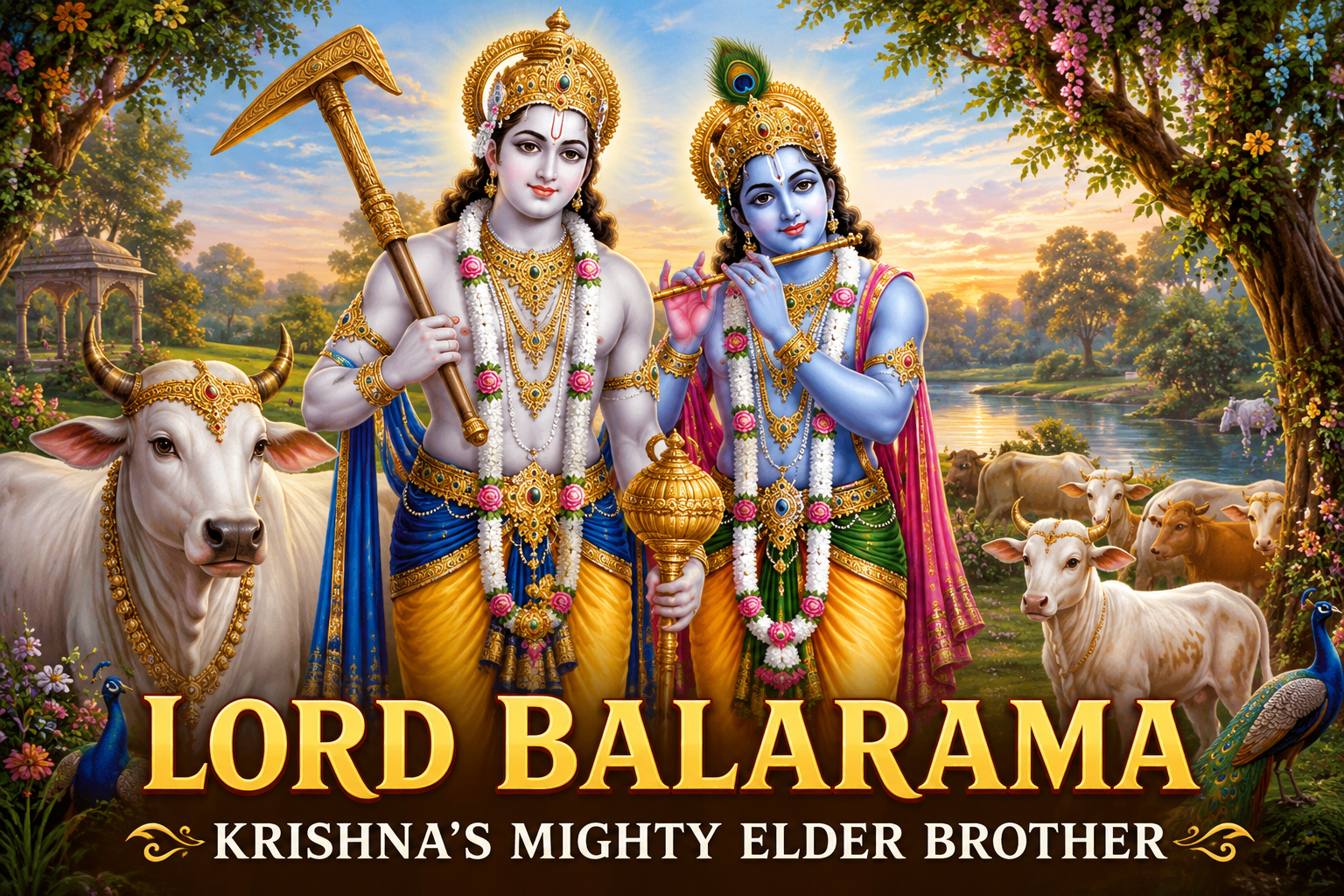 Lord Balarama: The Mighty Elder Brother of Krishna