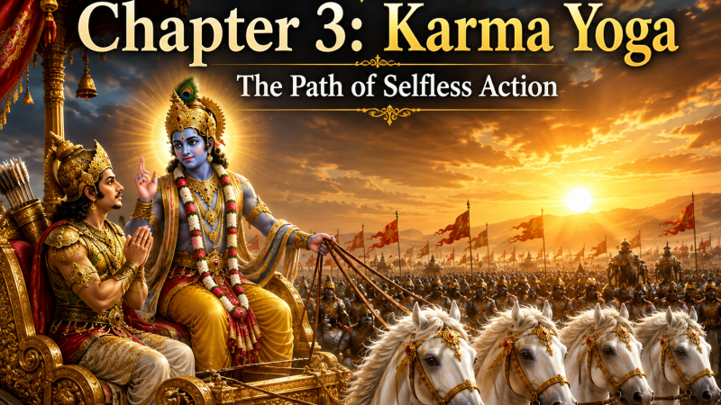 Bhagavad Gita Chapter 3 Explained: Karma Yoga and the Secret of Selfless Action