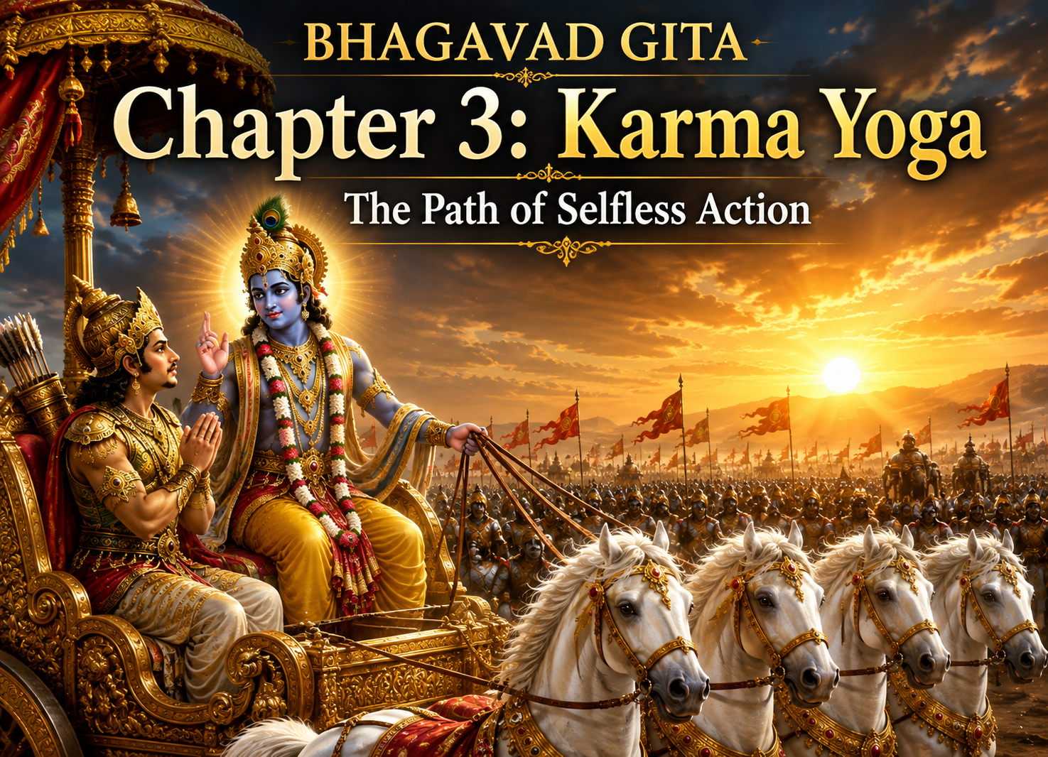 Bhagavad Gita Chapter 3 Explained: Karma Yoga and the Secret of Selfless Action