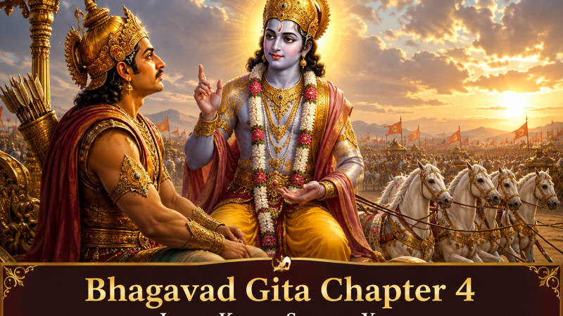 Bhagavad Gita Chapter 4: Jnana Karma Sanyasa Yoga