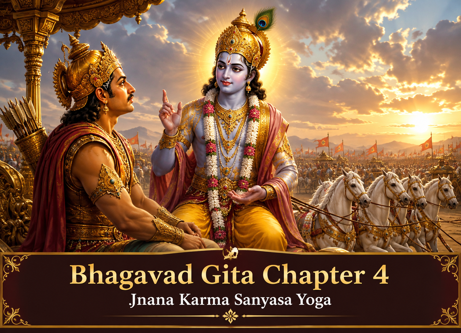 Bhagavad Gita Chapter 4: Jnana Karma Sanyasa Yoga