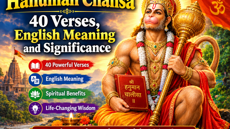 Hanuman Chalisa: 40 Verses, English Meaning and Significance