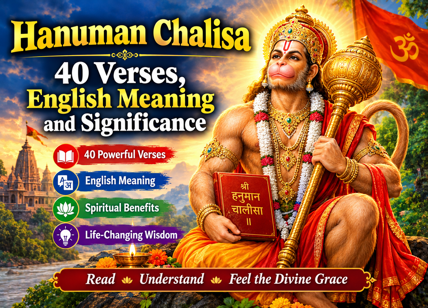 Hanuman Chalisa: 40 Verses, English Meaning and Significance