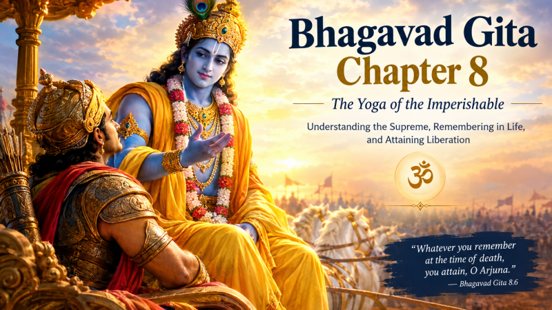 Bhagavad Gita Chapter 8: Akshara Brahma Yoga