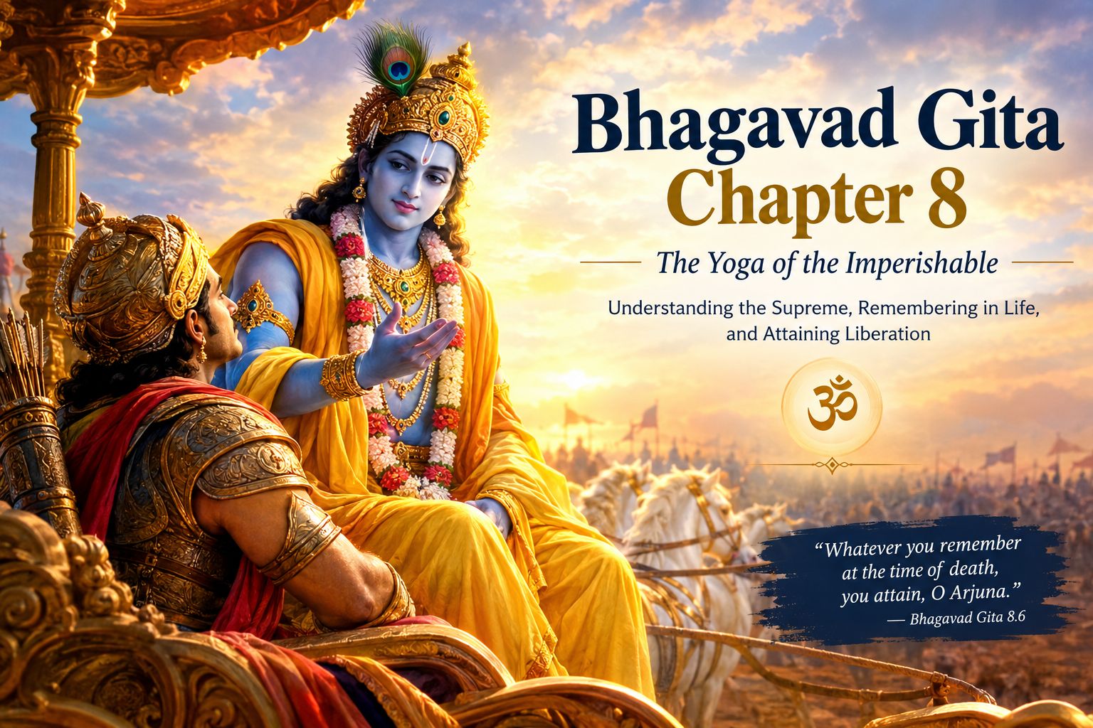Bhagavad Gita Chapter 8: Akshara Brahma Yoga