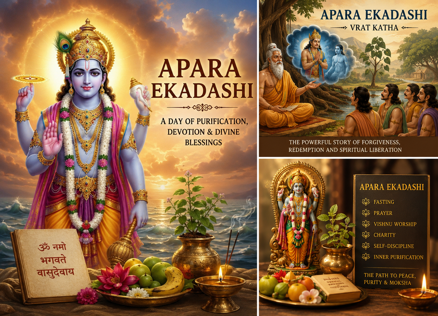 Apara Ekadashi: The Sacred Day of Limitless Blessings and Spiritual Cleansing