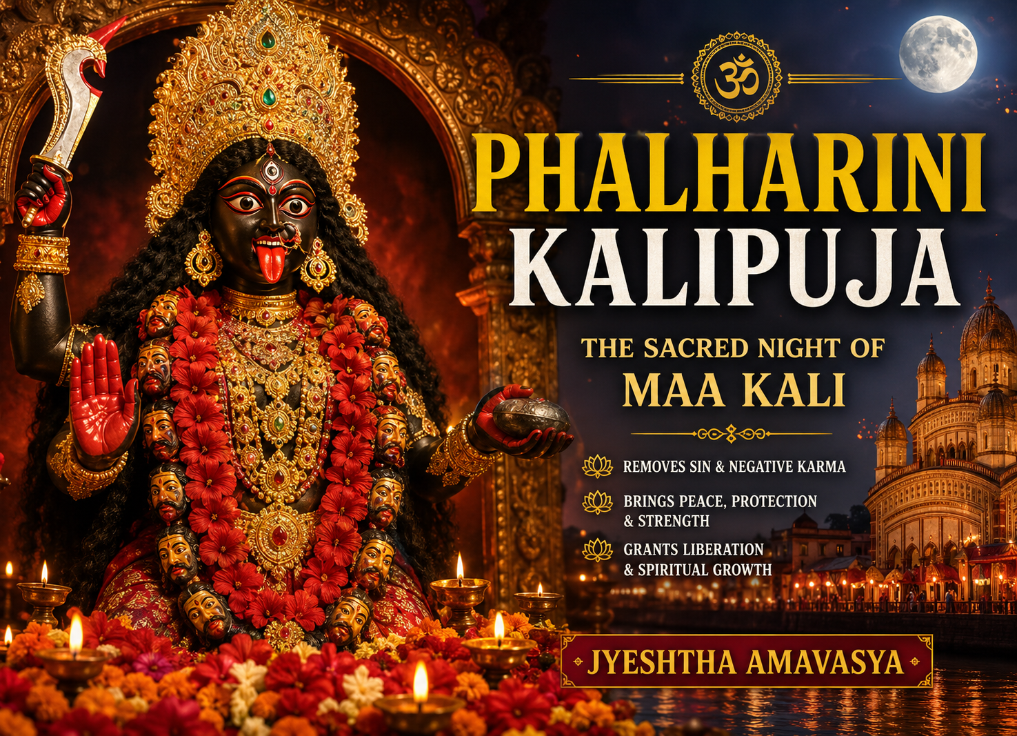 Phalharini Kali Puja 2026: The Sacred Night of Maa Kali, Spiritual Liberation & Divine Blessings