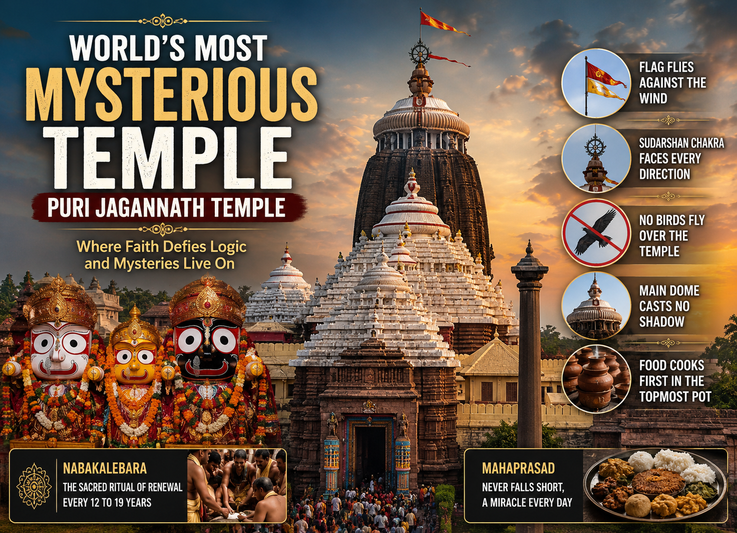 World’s Most Mysterious Temple: The Unsolved Secrets of Puri Jagannath Temple