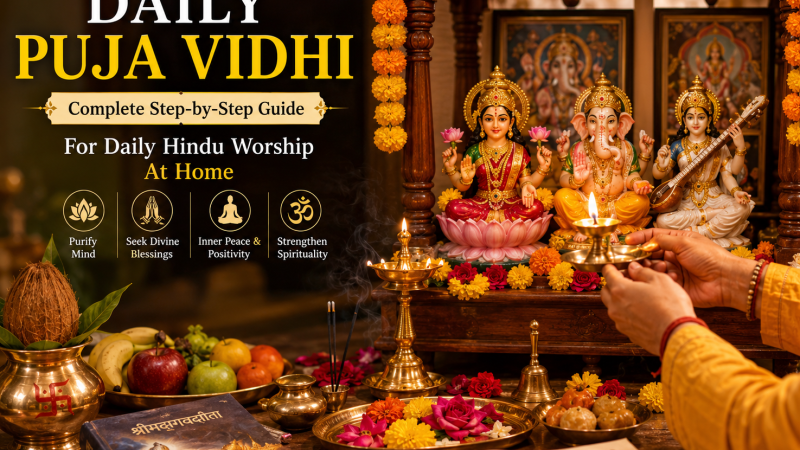 Daily Puja Vidhi at Home: Complete Step-by-Step Guide for Daily Hindu Worship