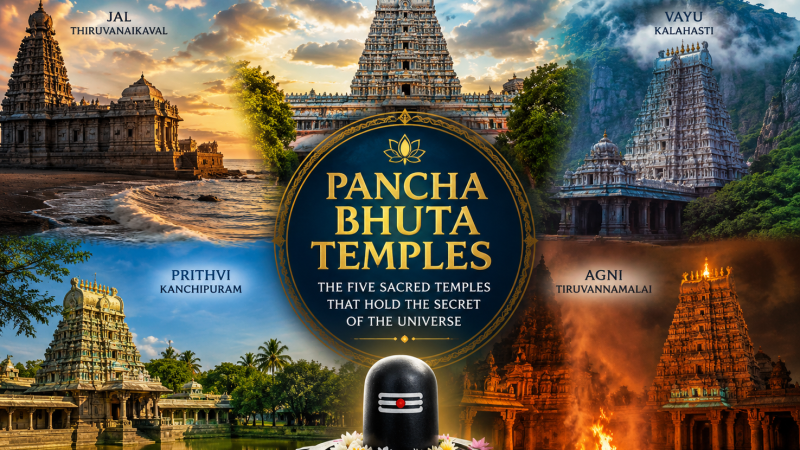 🔥The Five Temples That Control the Universe? The Astonishing Mystery of the Panchabhuta Temples 🌍🔥💧🌬️🌌