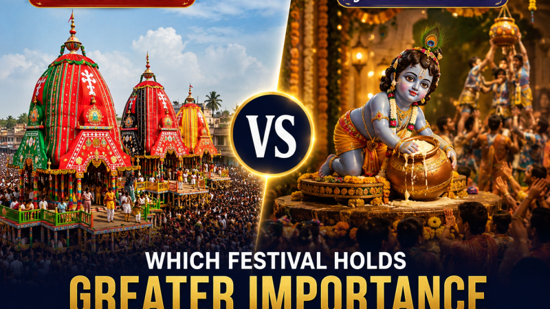 Rath Yatra vs Janmashtami: Which Festival Holds Greater Importance for Devotees Worldwide?