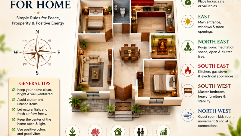 Vastu Tips for Home: A Complete Guide to Peace, Prosperity, and Positive Energy