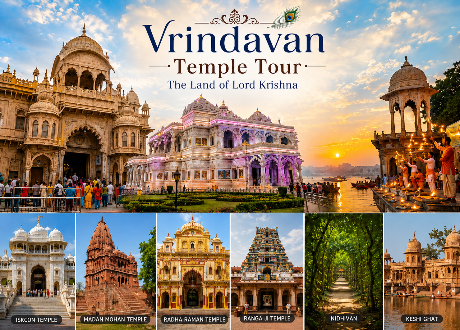 Vrindavan Temple Tour: A Complete Journey into the Land of Lord Krishna