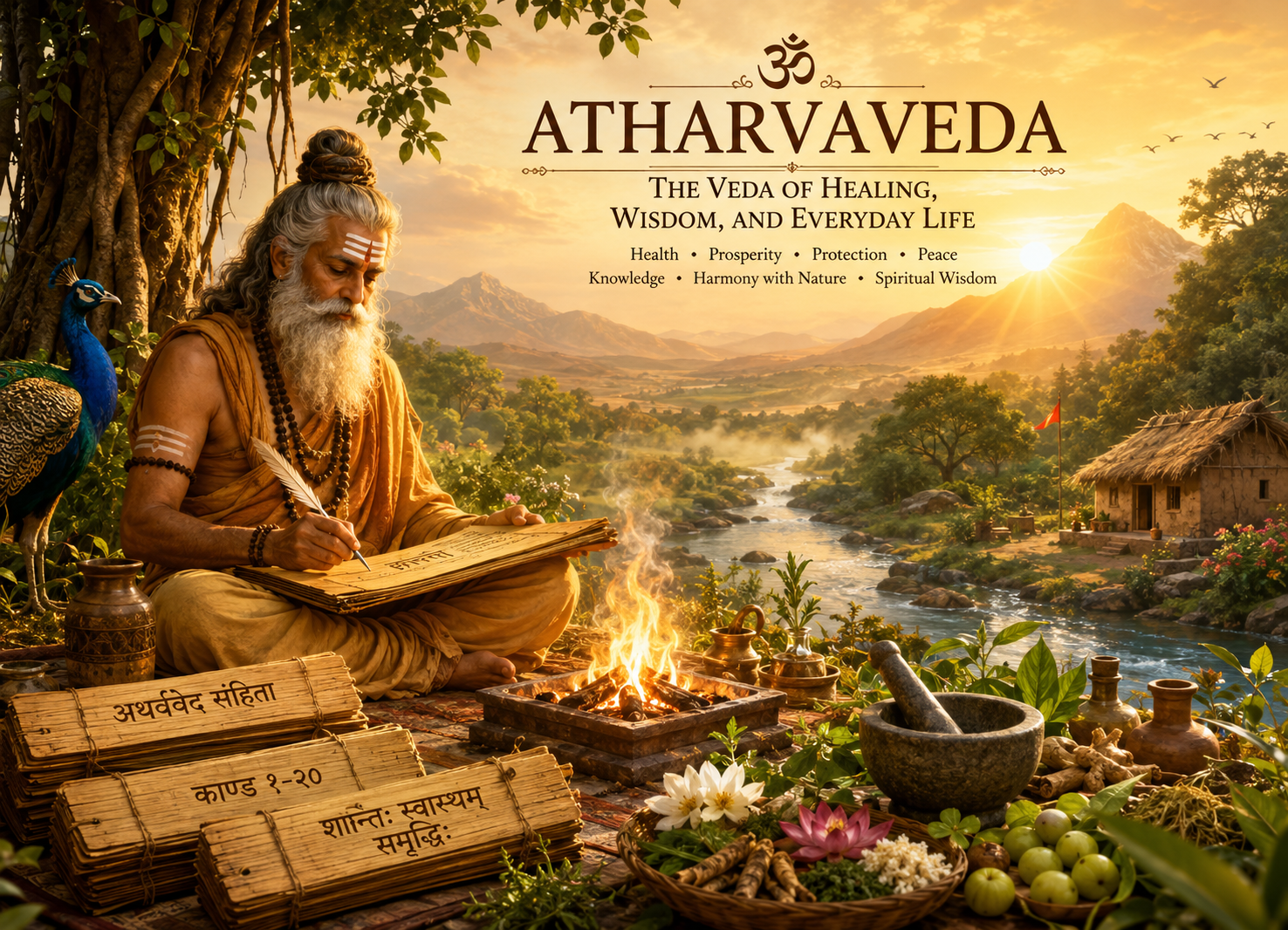 Atharvaveda: The Ancient Veda of Healing, Wisdom, and Daily Life