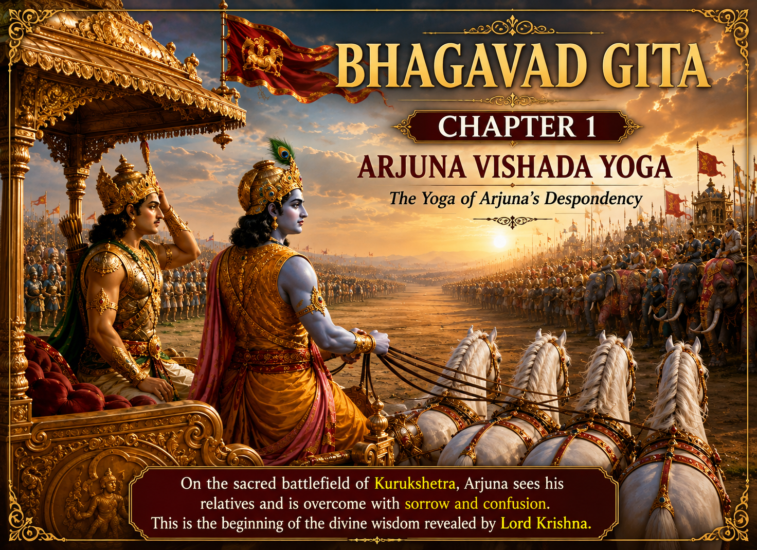 Bhagavad Gita Chapter 1:Arjuna Vishada Yoga