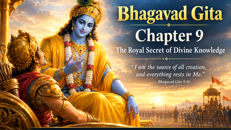 Bhagavad Gita Chapter 9: Raja Vidya Raja Guhya Yoga