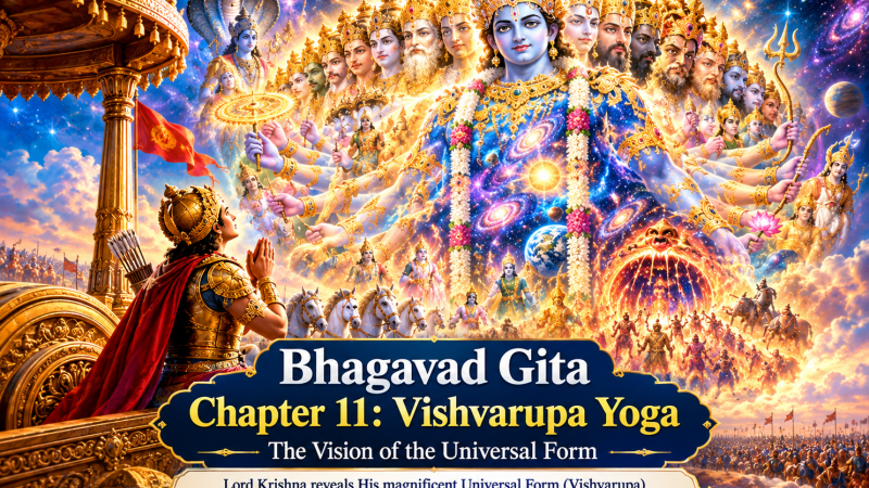 Bhagavad Gita Chapter 11:Vishvarupa Darshana Yoga