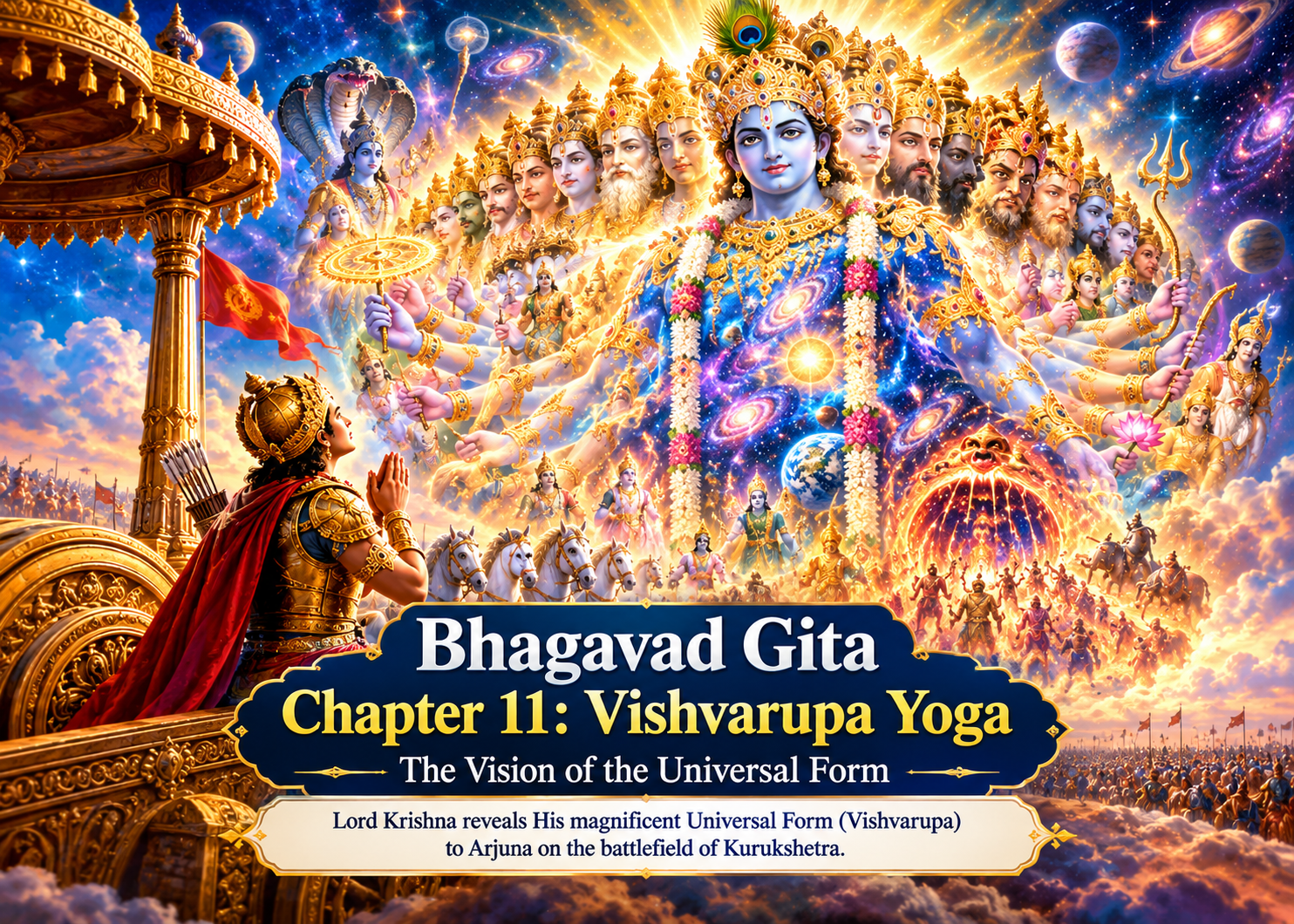 Bhagavad Gita Chapter 11:Vishvarupa Darshana Yoga