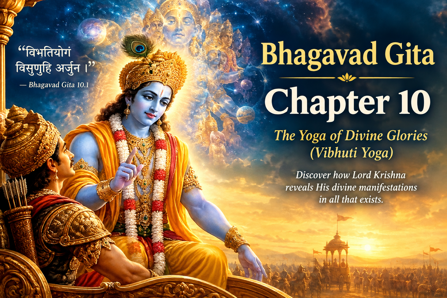 Bhagavad Gita Chapter 10: Vibhuti Yoga